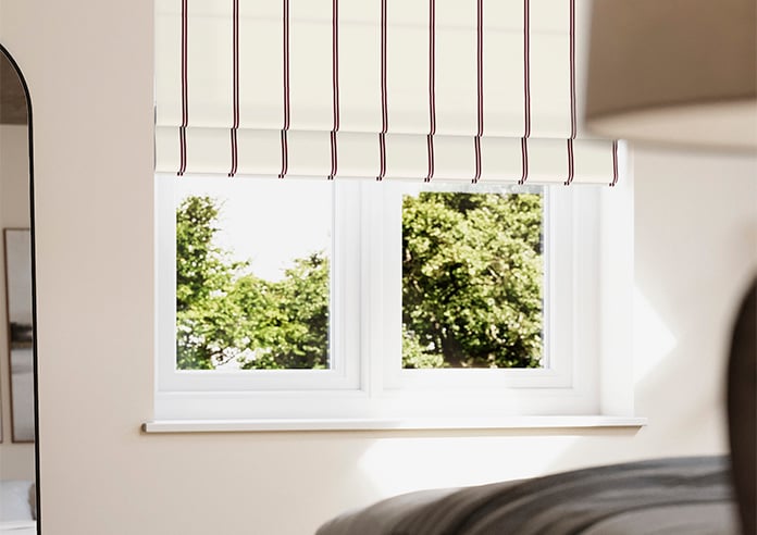 The British Stripe Co. Victoria, London No.1 - Twist&Fit Roman Blind - Image 5